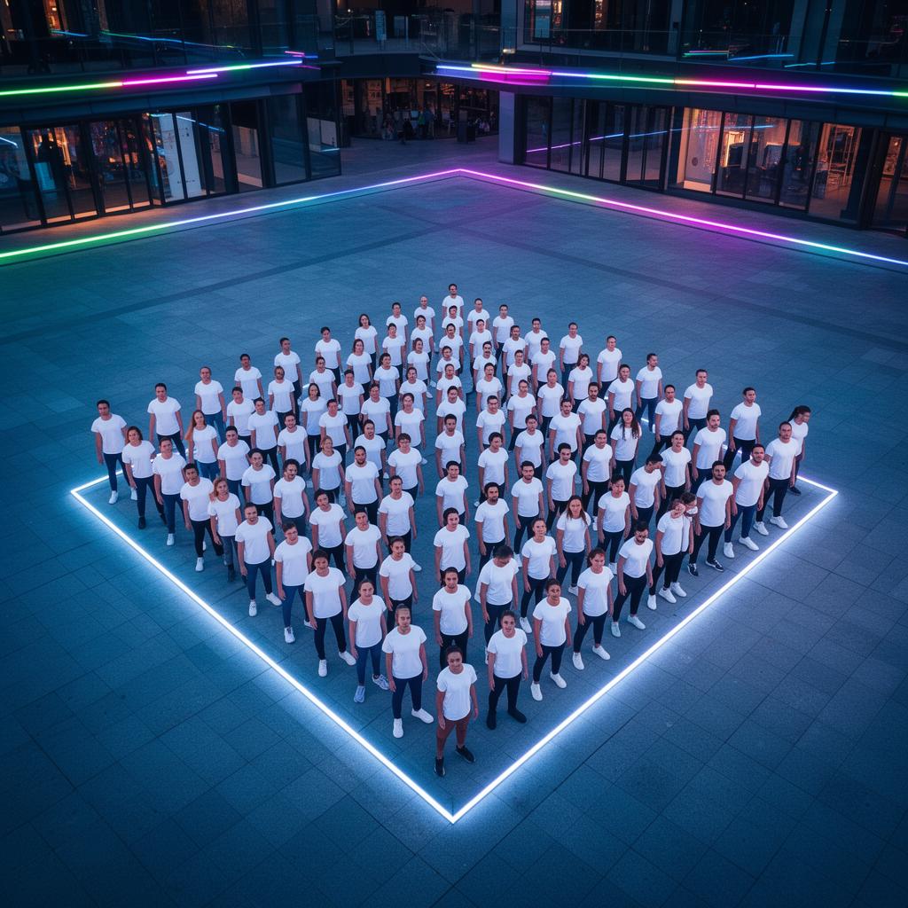 Human Drone Show
